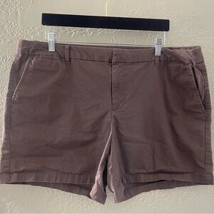 a‎ new day Women's chino casual Brown Stretchy Shorts Size 18
